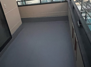 ベランダ防水　完工