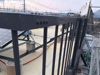 フェンス　上塗り1回目