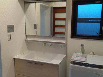 洗面台　施工後