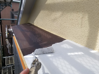 付帯部　施工中