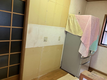 収納撤去
